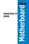 Asus Rampage IV GENE Operating instructions