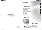 Sharp LC-20D30U Operating instructions