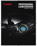 Canon 3089A002 - ZR 1000 Remote Control Product guide