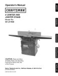 Craftsman 351.217030 Operator`s manual