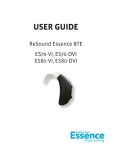 ReSound ES70-DVI User guide