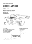 Craftsman 137.283290 Operating instructions