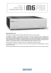 Musical Fidelity M6PRX Specifications