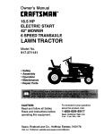 Craftsman 917.271131 Owner`s manual