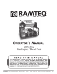 Ramteq DV SERIES Operator`s manual