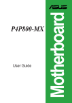 Asus P4P800-MX User guide