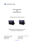 Waters Network Systems ProSwitch 2800MR Installation guide