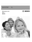 Bosch HMV 3061 U Specifications