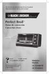 Perfect Broil™ - Applica Use and Care Manuals