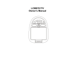 Audiovox LCM0701TV Owner`s manual