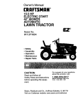 Craftsman EZ3 917.271024 Owner`s manual