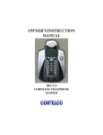 Cortelco DECT 6 Instruction manual