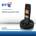 BT 3510 User guide
