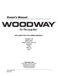 Woodway DESMO '05 Owner`s manual