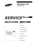 Samsung MW7593G Service manual