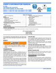 York HL8B Specifications