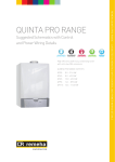 REMEHA Quinta Pro 30 Installation manual