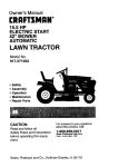 Craftsman 917.271022 Owner`s manual