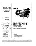 Craftsman 875.50190 Owner`s manual