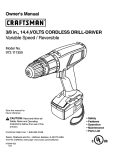 Craftsman 973.111350 Operating instructions