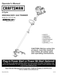 Craftsman Incredi-Pull 316.791190 Operator`s manual