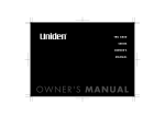 Uniden TRU 8880 Owner`s manual