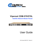 Comtech EF Data Vipersat CDM-570 User guide
