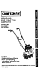 Craftsman 536.292510 Owner`s manual