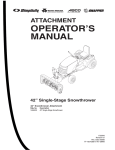 Simplicity 1694920 Operator`s manual