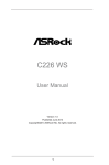 ASROCK MARVELL SATA3 RAID User manual