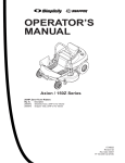 Simplicity 20HP Operator`s manual