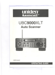 Uniden UBC9000XLT Specifications
