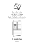 Electrolux EI23CS55GS8 Use & care guide