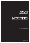 Akai MPC Operator`s manual