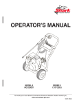 Shark RG-253037 Operator`s manual