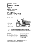 Craftsman 917.271743 Owner`s manual