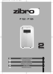 Zibro P 28 User manual