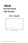 Asus ML249H User guide