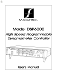 Magtrol DSP6000 Specifications