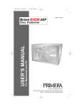 Primera Bravo 4102 XRP User`s manual