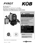 Viessmann KOB PYROT KRT SERIES Technical data