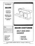 Craftsman 113.226431 Owner`s manual