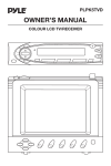 PYLE Audio PLPK5TVD Owner`s manual