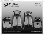 Pro-Team PROGUARD 15 Owner`s manual