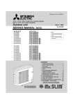 Mitsubishi Mr.Slim PKA-A18HA Service manual