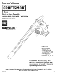 Craftsman 316.794720 Operator`s manual