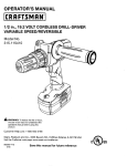 Craftsman 315.115410 Operator`s manual