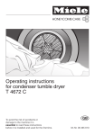 Miele T 4672 C Operating instructions