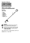 Craftsman 358.791980 Operating instructions