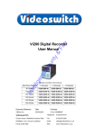 Videoswitch Vi100 User manual